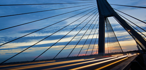 Abstract image of a bridge