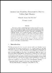 Interest Rate Modelling Framework in Discrete Rolling Spot Measure