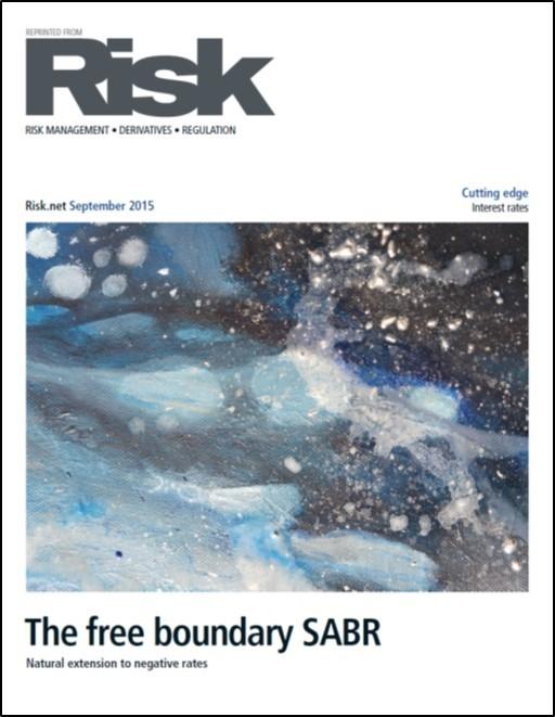Risk Magazine Cutting Edge Research Article | The Free Boundary SABR: Natural Extension to Negative Rates