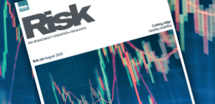 Mockup of Risk magazine
