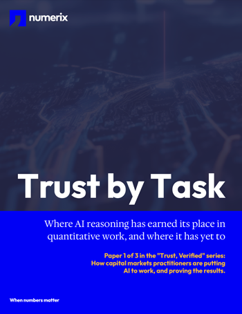 Numerix White Paper Trust by Task